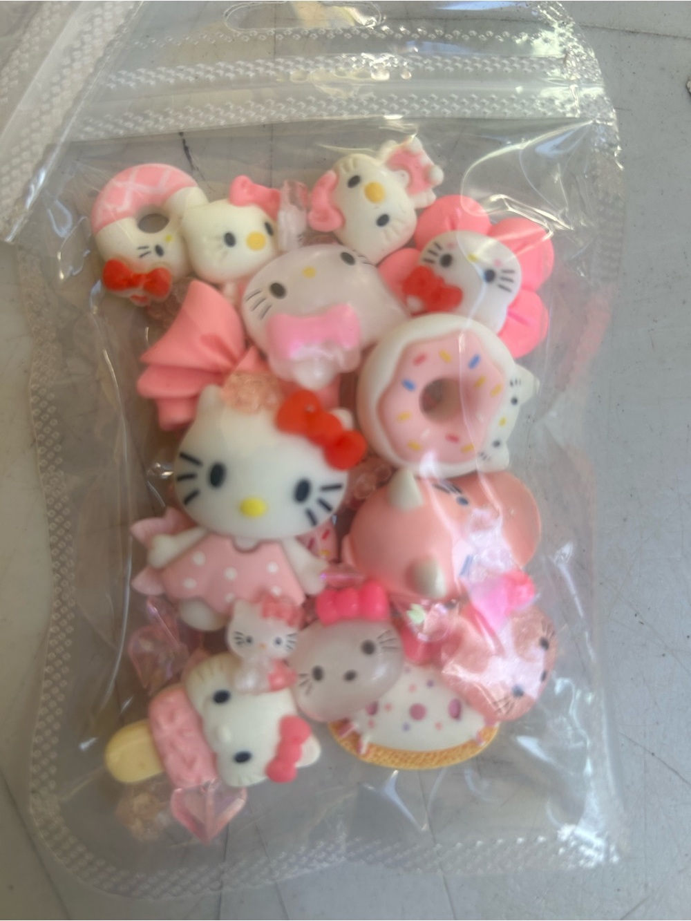 Hello Kitty Pink Decorative Charms cell fone Accessories